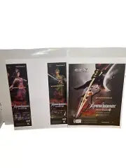 Dynasty Warriors 4: Xtreme Legends - Gaming Print Ad / Poster / Wall Art 3 Parts