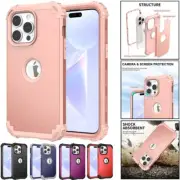 For iPhone 16 16e 15 14 13 12 Pro Max XR X Plus Case Shockproof Heavy Duty Cover