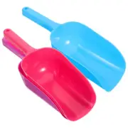 3 Pcs Sandbox Scoop Shovels for Kids Flat Snow Summer Playing with Child