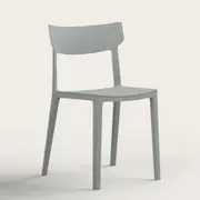 Recess Cafe Chair (3 Set) | Office Seating | Office Kitchen Chair, Storm Cloud Grey