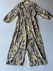 Gorman Jumpsuit Womens 12 Wide Leg Belt Lyocell Viscose multicoloured bnwt