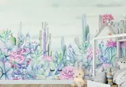 Dream Garden Removable Repositionable Kid Wall Mural