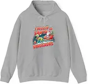 [VidiAmazing] I Believe in Santa and Dinosaurs Boys Girls Xmas Funny T-Rex (1) ds016 T-Shirt