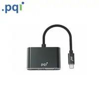 在飛比找PChome24h購物優惠-PQI USB-C to HDMI VGA Adapter 