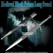 14" Medieval Knight Scottish Claymore Short Sword Historical Dagger with Sheath