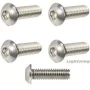 Metric Button Head Socket Cap Screw A2 Stainless Steel M6 x 1.0mm x 70MM Qty25