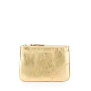 [COMME des GARCONS WALLET] Gold And Silver Top Zipped Pouch