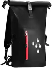 [zolyet] Backpacks Bag PVC Shoulder Bag with Reflective Barrels Pack Fishing Dry Sack