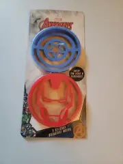 Marvel's Avengers 2 Silicone Egg & Pancake Breakfast Molds New