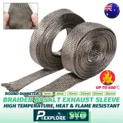 Heat Sheild Wire Expandable Basalt Sleeve Protects Spark Plug Wires From Melting