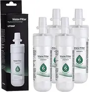 Refrigerator Water Purifier Filter Replace，Compatible for LG，LT700p ADQ36006101-ADQ36006102，Compatible for Kenmore，Water Filter 9690(4 PCS)