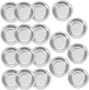 ERINGOGO 18-Piece Painting Palette Set Round Watercolor Palette Mixing Tray for Artists