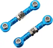 CATIEBYE Djustable Steering Gear Lever for Rc Cars 2pcs Tie Rod Linkages 33-43mm Pull Rod Fit 94102 94103