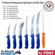 Diekensen Butcher Knife Set Boning Skinning Steak Knives Filleting Knife & Steel