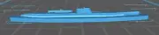 I-22 with Mini Submarine - IJN - Wargaming - Axis & Allies - Naval Miniature