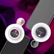 Universal Mobile Phone Fill Light Macro Lens Selfie Led Ring Flash Light