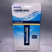 5 Pack Sonicare Simply Clean Replacement Toothbrush Brush Heads HX6015/03 New