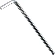 WEDO Ball End Hex Key Wrench,L-Handle Hex Key Wrench,L-Shape Long Arm Hexagon Head Spanner,Size 2mm,Length 77mm, Metric,CR-V,For Home Repair and Mechanical Maintenance