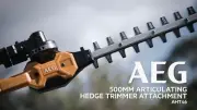 NEW AEG 18V/58V 500mm Pole Hedge Trimmer Attachment AHT46