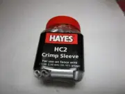 Hayes Tools 807979 HC2 Crimp Sleeve 2.50mm 12 1/2 gauge for use on fence wire
