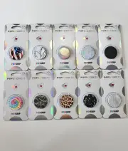 PopSockets: PopGrip - Lot of 10 PopGrips, Assorted Lot - New On Card Lot # 3