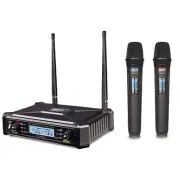 SKP Audio UHF-600 Pro Digital Wireless Vocal - Dual Handheld Microphone System