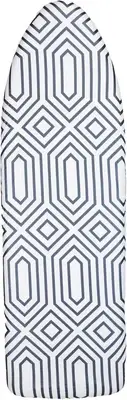 Simplify Ironing Board Cover | Scorch Resistant | Cotton | Thick Padding | Stret