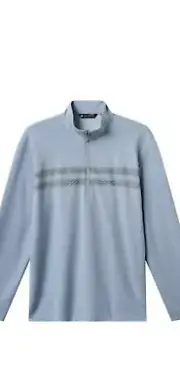 NWT Travis Mathew Blue Upgraded Golf 1/4 Zip Pullover Mens XXL