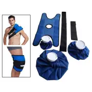 3 Packs Ice Bag Packs & Flexible Wrap for Knee Leg Shoulder Hot Water Bag