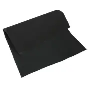 Black Rubber Sole Sheet 1.2mm Anti Slip Soft Durable Wear Resistant Repair