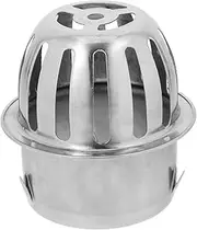 Luxshiny Stainless Steel Floor Drain Filter Cover Blocking Strainer for Roofs Balconies and Gardens Easy to Clean Detachable Design Precision Mesh for Efficient Drainage