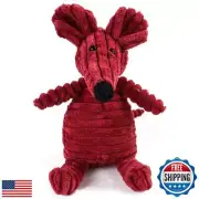 Q.Y.HOME Stuffing Squeaky Plush Dog Toy Chew Speak Toy (Mouse)