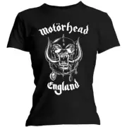 Motorhead Ladies T-Shirt England Everything Louder Rock Band Official Black New