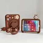 For Samsung Galaxy Tab A9 Plus A8 A7 S6 Lite LABUBU Kids Rotate Case Stand Cover