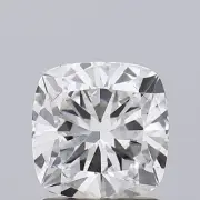 Lab grown diamond 1.57 Ct Cut G/SI 1 HPHT cushion cut GI Excellent