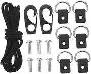 MOTHNUR 1 Set Dock Mooring Line Rope Elastic Sailing Cord with Hook Durable Rope for Kayak Canoe Boat Prevents Structural Damage for Water Sports