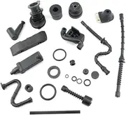 [Motorcycle Parts] MS380 Full Rubber Kit Intake Manifold Tube for Stihl 038 038AV 038 for Magnum MS380 MS381 Enitre Rubber Set Buffer Intake Impulse [Easy to Replace]