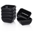 6 oz Ramekins - Ramekins for Creme Brulee- Delling Square Porcelain Ramekins ...