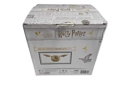 Wizarding World Harry Potter Golden Snitch Serving Bowl New in Box