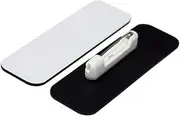 Name Tag/Badge Blanks - 25 Pack - White 1" X 3", Round Corners, Pin