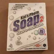 Kai's Photo Soap 2 "Clean Up Your Image" (Sealed) (Rare)