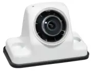 White Voyager IR LED Color Rearview Camera with Microphone with 4 pin Connector