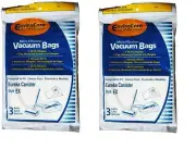 6 Eureka EX Allergy canister Vacuum Bags Excalibur, Home Cleaning System, Oxy...