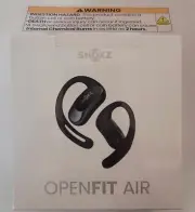 SHOKZ OpenFit Air Open Ear True Wireless Earbuds w/ Charging Case - Black *NEW*