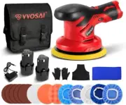 16 Pcs Car Polisher and Buffer Set, Car Polisher Cordless Car Buffer Polisher