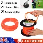 Trimmer Line Whipper Snipper Cord Brushcutter 1.6mm/2.4mm Nylon Mowers Wire AU