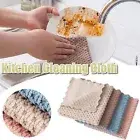 Anti Grease Kitchen Cleaning Wiping Cloth Rags Dish Absorbent Towel Dishcloth AU