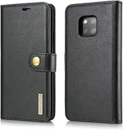 LYX Crazy Horse Texture Flip Detachable Magnetic Leather Case for Mate 20 Pro, with Holder & Card Slots & Wallet (Black) Comfortable and Convenient (Color : Black)