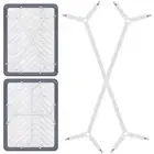 Fitted Bed Sheet Fastener Suspenders Adjustable Bed Sheet Holder Straps w/ Clips