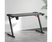 Artiss Gaming Desk Computer Desks LED Light 140CM